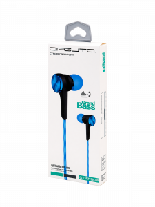 Орбита OT-ERG08 Черные наушники вакуум-гарнитура (3.5мм)